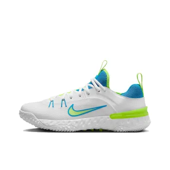 Nike Huarache 9 Elite Tf Lax Se White Volt Vivid Blue