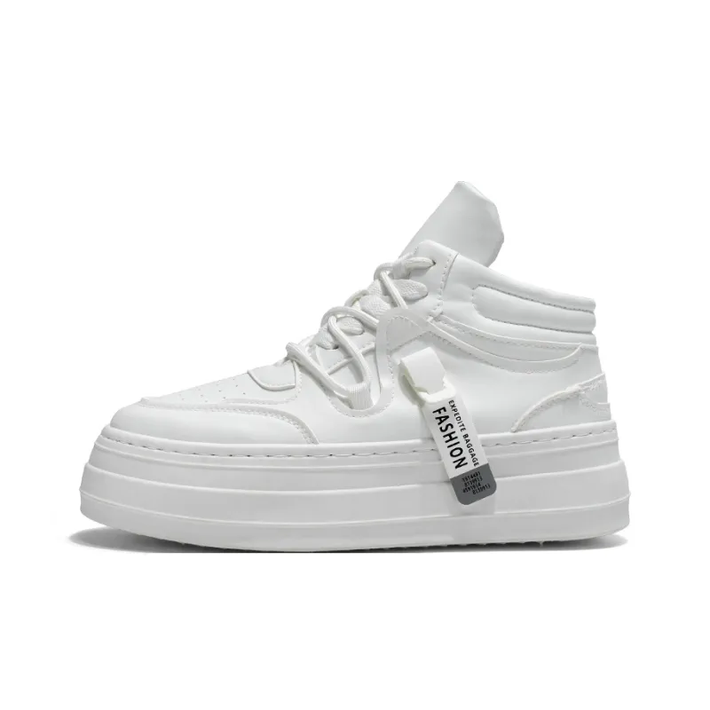Turns By Turns Slip Resistant Waterproof Abrasion Resistant High Top Skateboard Shoes Men's-4