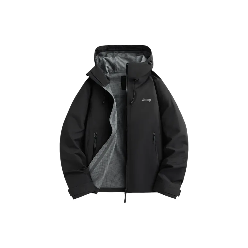Jeep Waterproof, Windproof, And Abrasion Resistant Windbreaker Jacket Unisex-0