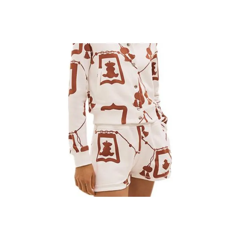 HERMES Jackets Women's Chestnut Brown-4