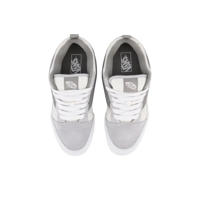 Vans Knu Skool Anti Slip Wear Resistant Low Top Skateboard Shoes Men's Greige-2