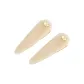 Cream Pointed Toe Side Clip
