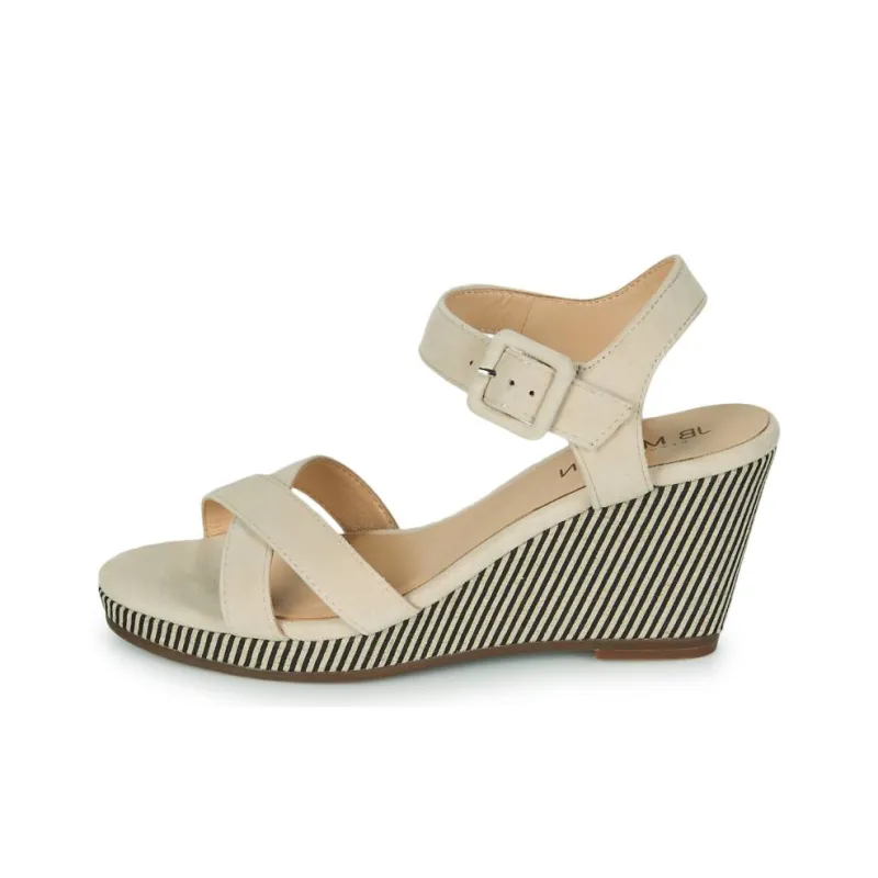 JB MARTIN Querida Strap Sandals 8cm Women's Beige-0