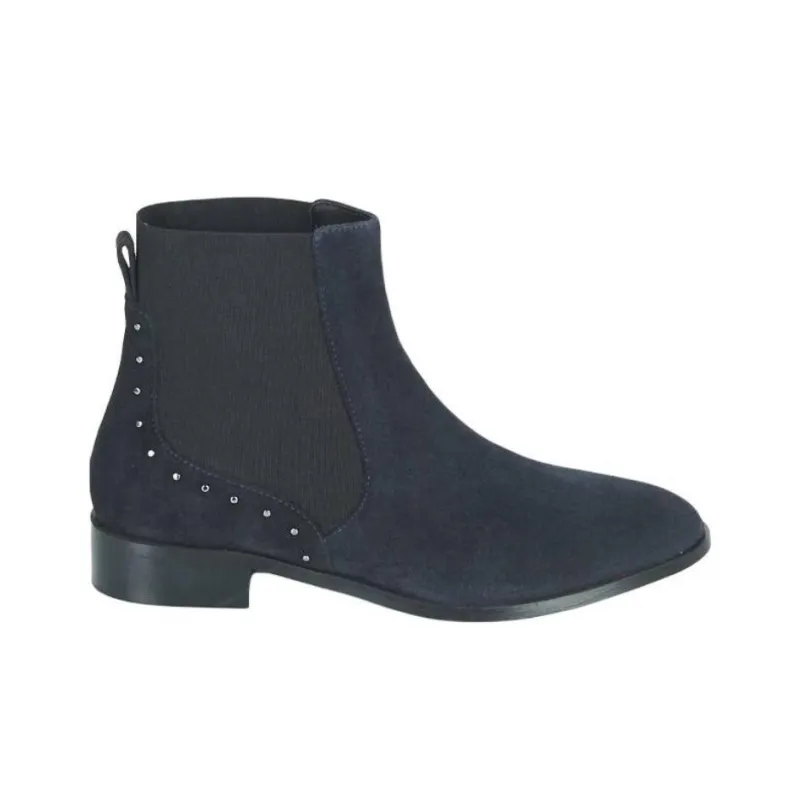 JB MARTIN Short Chelsea Boots Women's Marine Blue-1