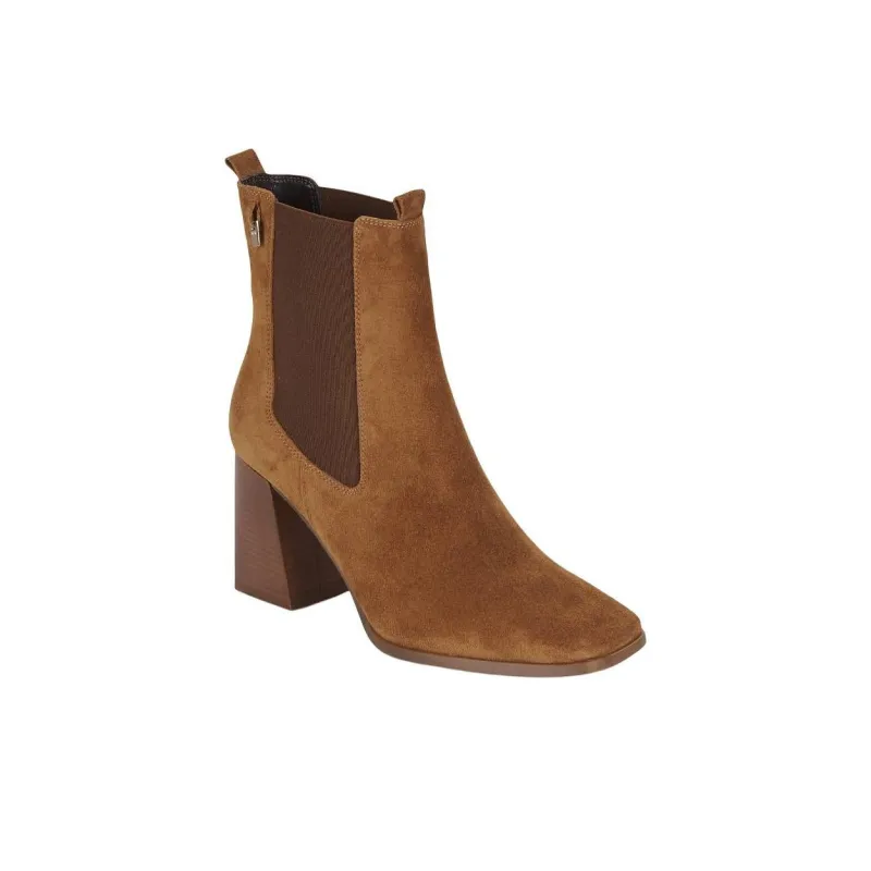 JB MARTIN Palma Short Chelsea Boots 8cm Women's Brown-2