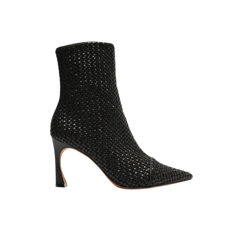 Alexandre Birman MYRA TRESSE Ankle Boots 8.5cm Women's Black-1