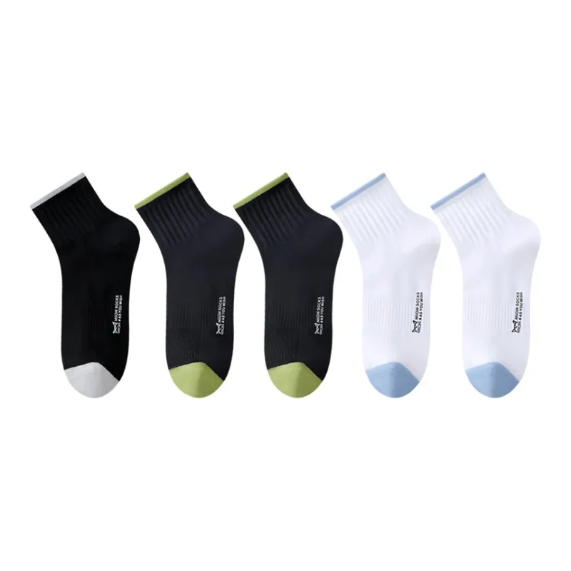 MIIOW Cool One Summer Series Mid Calf Socks Men's 5 Pack-35