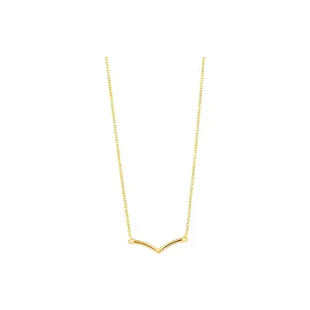 Radiant Stainless Steel Necklaces Women's Gold