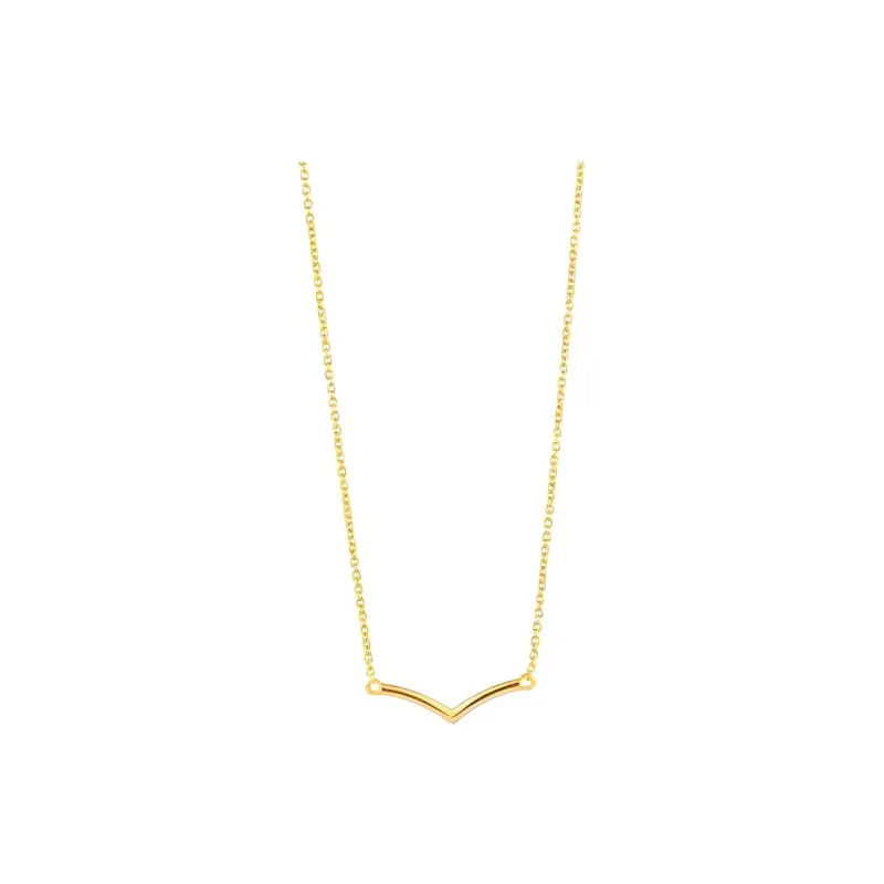 Radiant Stainless Steel Necklaces Women's Gold-0