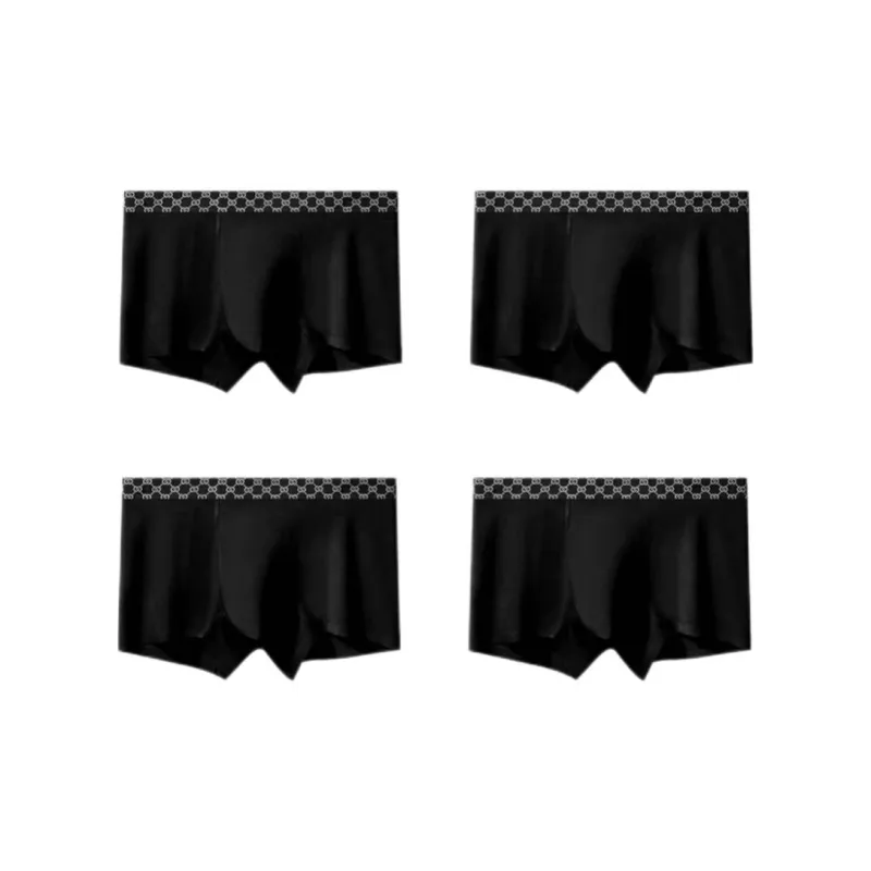 Cheekkiss Underpants Men's 4 Pack Black-0