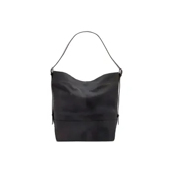 Lemaire Cotton One Shoulder Handbag Men's Black