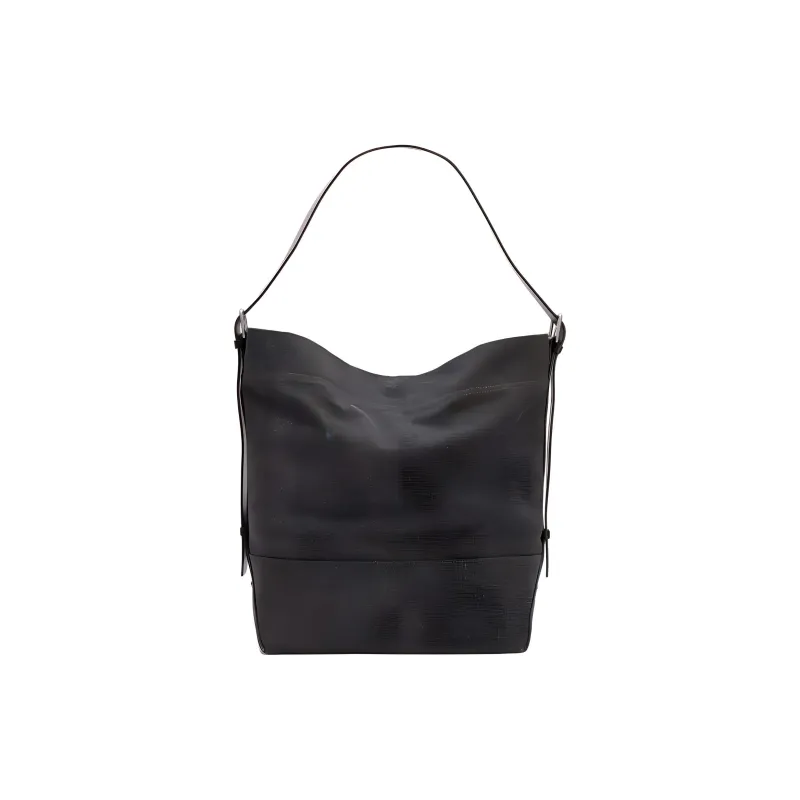 Lemaire Cotton One Shoulder Handbag Men's Black-0