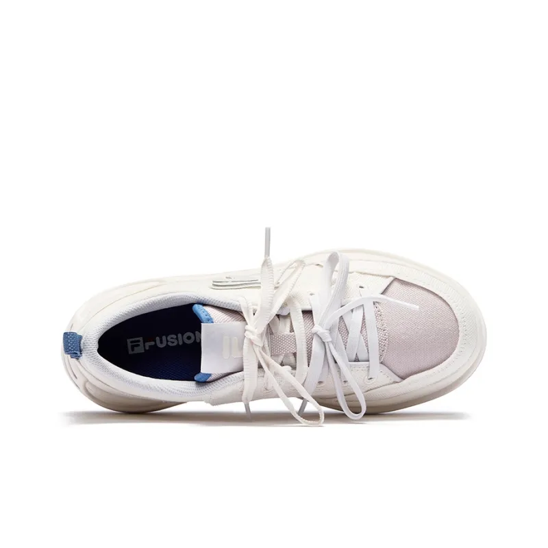 FILA FUSION 50 DX II CVS Shock Absorbers Low Top Skateboard Shoes Women's Milk White-2