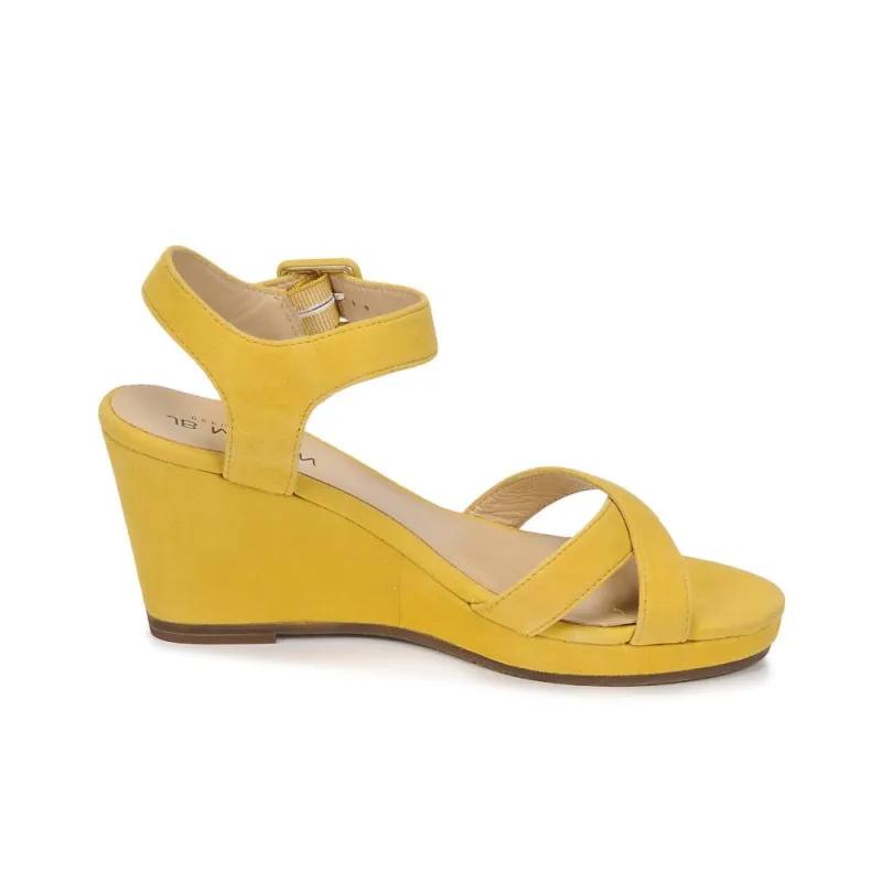 JB MARTIN Querida Strap Sandals Women's Yellow-1