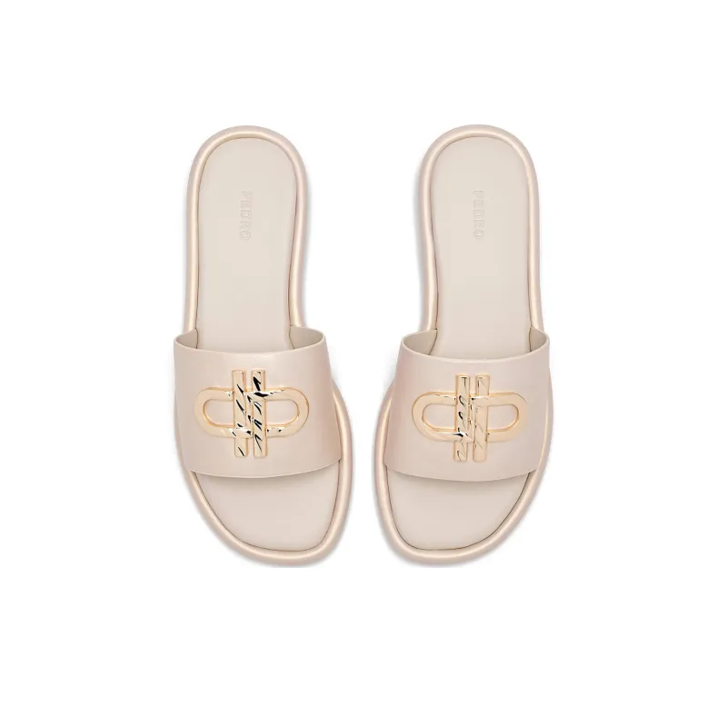 PEDRO Slide Slippers Women's Champagne-3