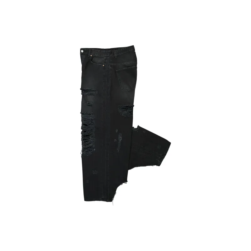 Vetements Ripped Big Shape Jeans-2