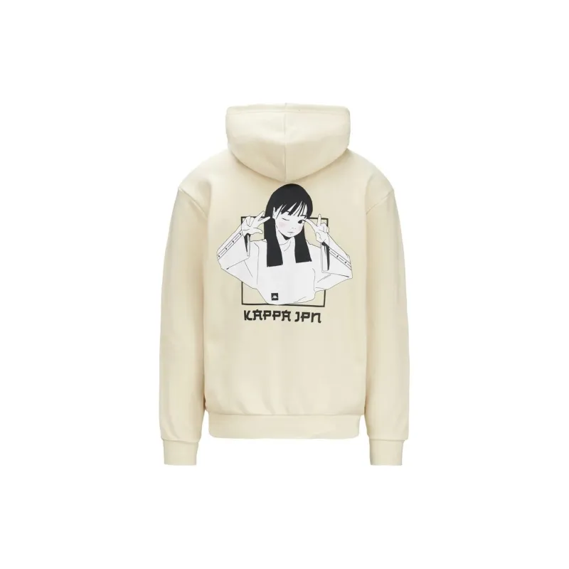 Kappa Sweatshirt Men's White Asparagus-1