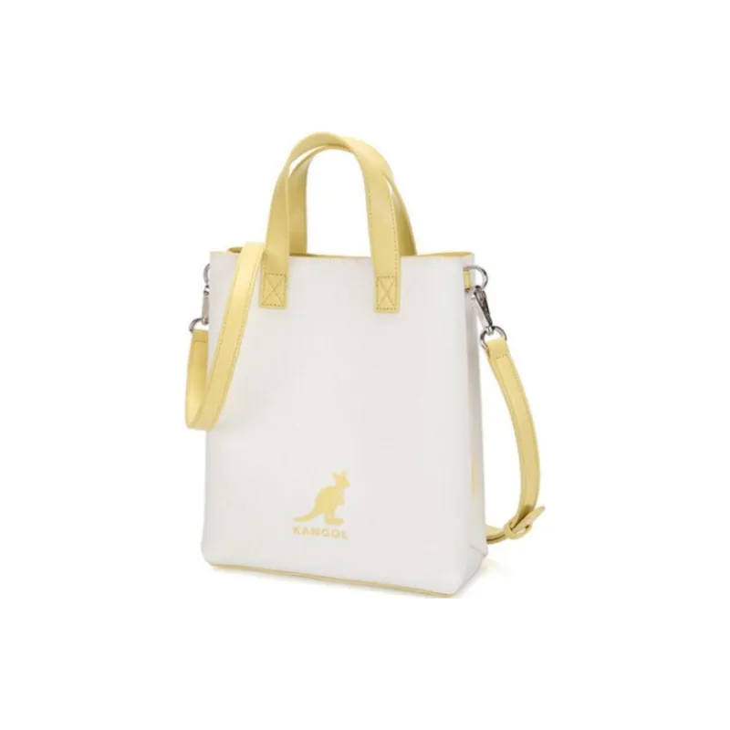 KANGOL Canvas Tote Bag Shopping Bag Canvas Bag Handbags Mini Women's Yellow-1