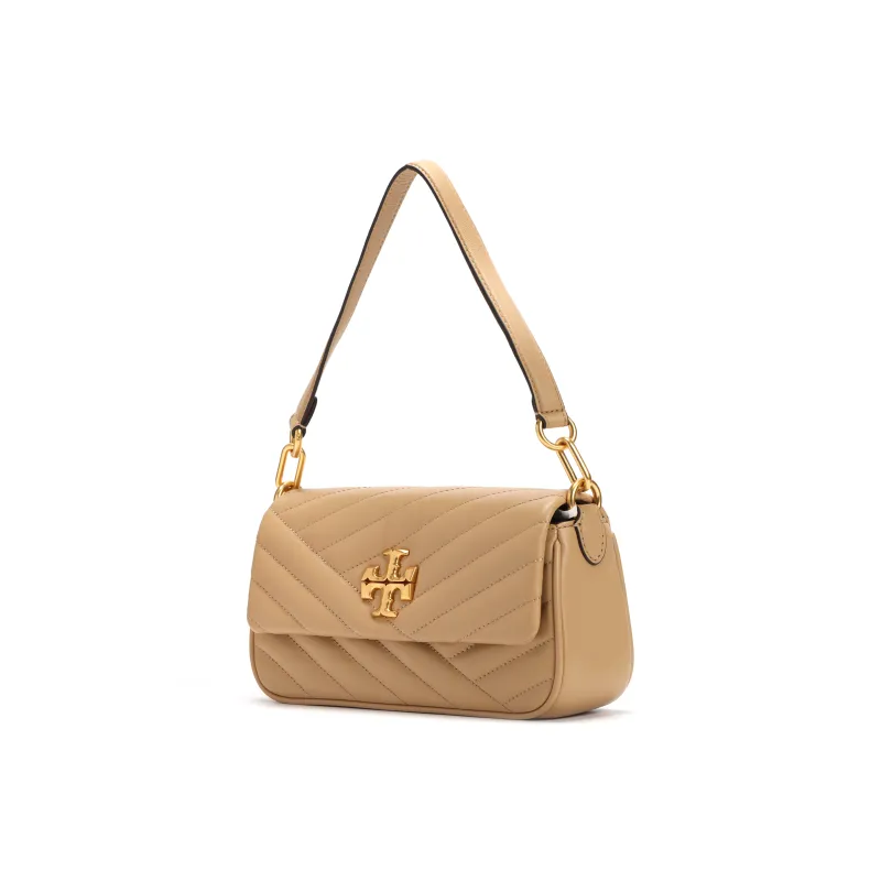 TORY BURCH Kira Leather Handbag Shoulder Bag Small Size Women's Tawny-1