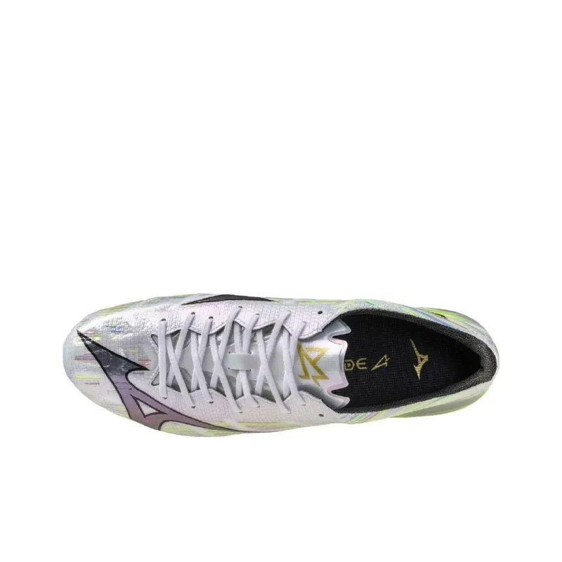 Mizuno Alpha 2 Anti Slip Wear Resistant Soccer Shoes Unisex Silver Green-2