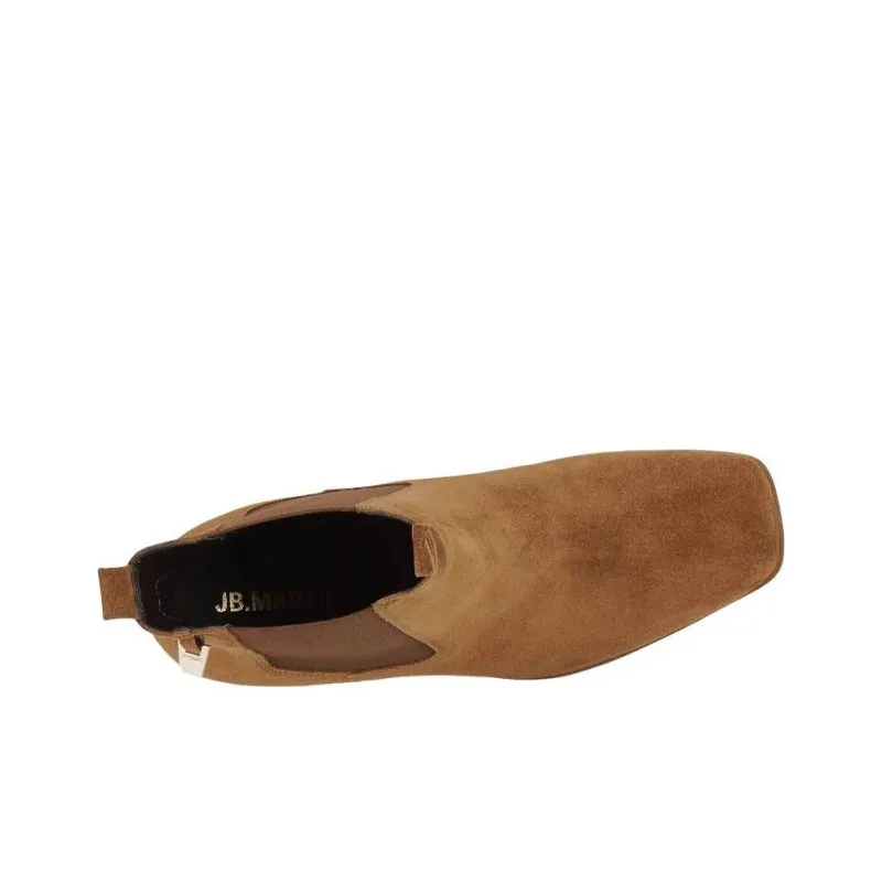 JB MARTIN Palma Short Chelsea Boots 8cm Women's Brown-5