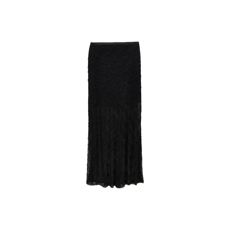 ONLY Casual Long Skirt Women's Black-1