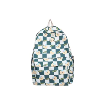 FEO Nylon Backpack Regular Unisex Green/Blue/Black