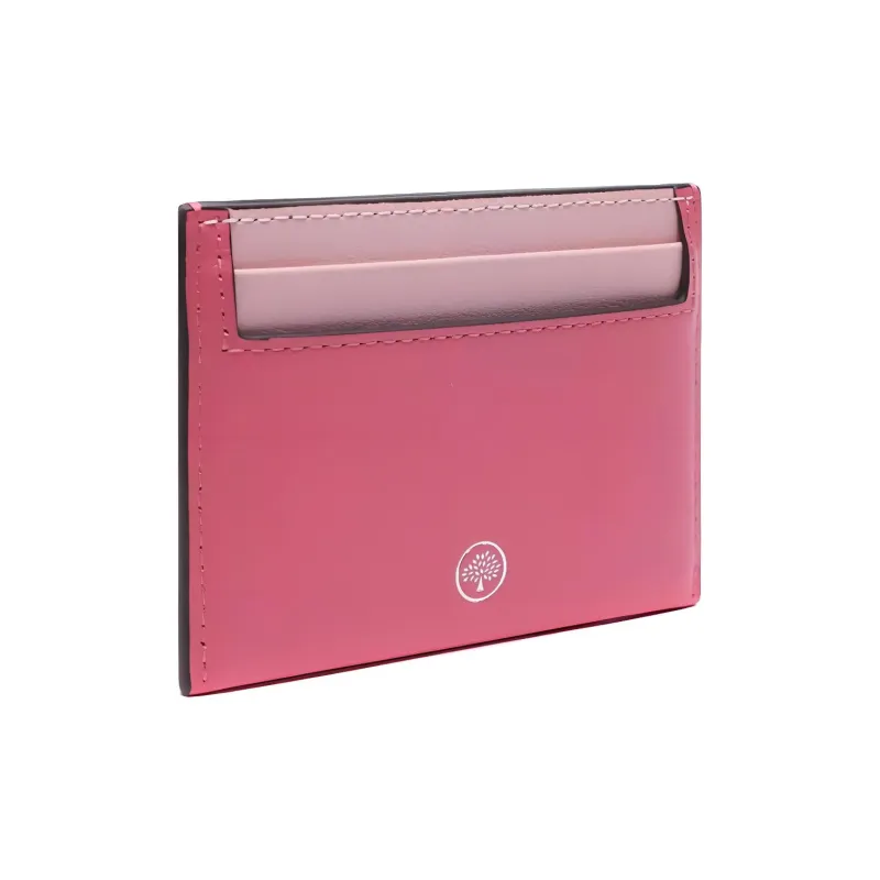 Mulberry Calfskin Card Holder Women's Geranium Pink-2