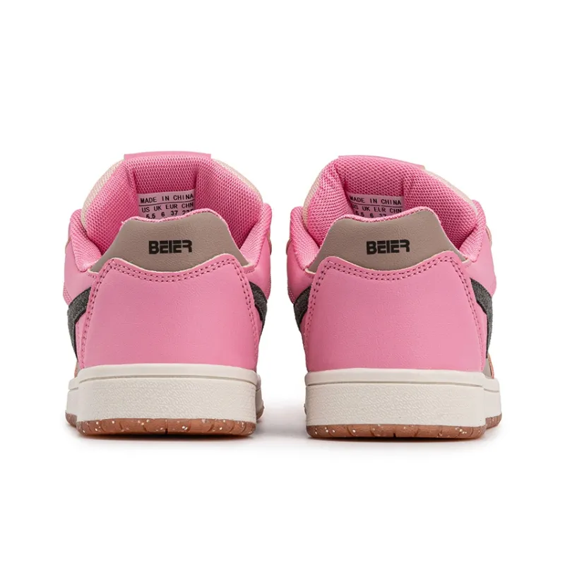 BEIER Low-Top Skateboard Shoes Unisex Cherry Blossom Pink-24