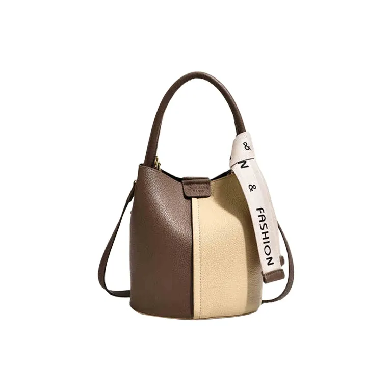 Yalu Polyester With PU Bucket Bag Handbag Women's Multicolor-2