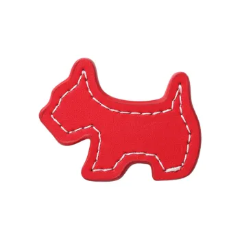 Agatha Cow Leather/Metal Hair Clips Women's Flannel Red Small Size
