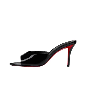 CL LUBOTING Slide Slippers 8cm Women's Black