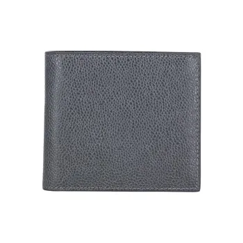 THOM BROWNE Pebble Textured Bifold Wallet