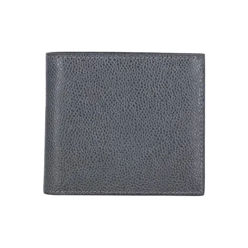 THOM BROWNE Pebble Textured Bifold Wallet