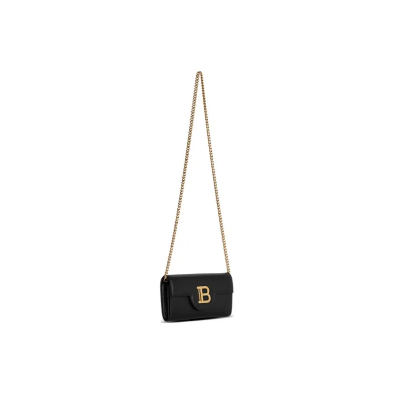 BALMAIN B Buzz Logo Plaque Chained Wallet-1