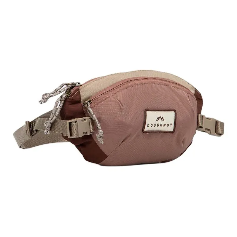 Doughnut Nylon Fabric One Shoulder Crossbody Fanny Pack Regular Women's Chestnut-1