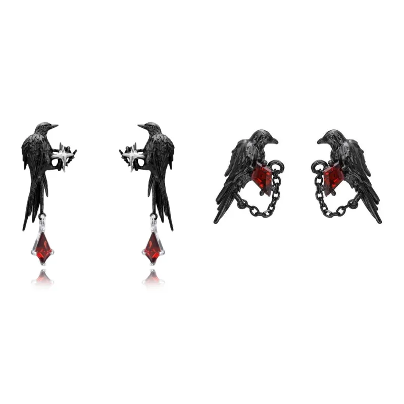 RINGLOVE Alloy Stud Earrings Women's-4