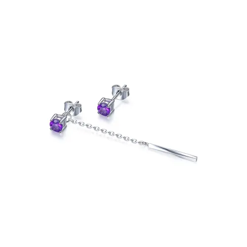 CENTURY&KINDLE Crystal Earrings Women's
