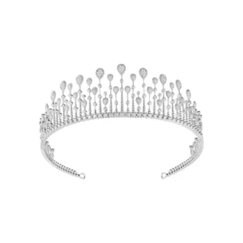 Boucheron 18K White Gold Headbands Women's Silver