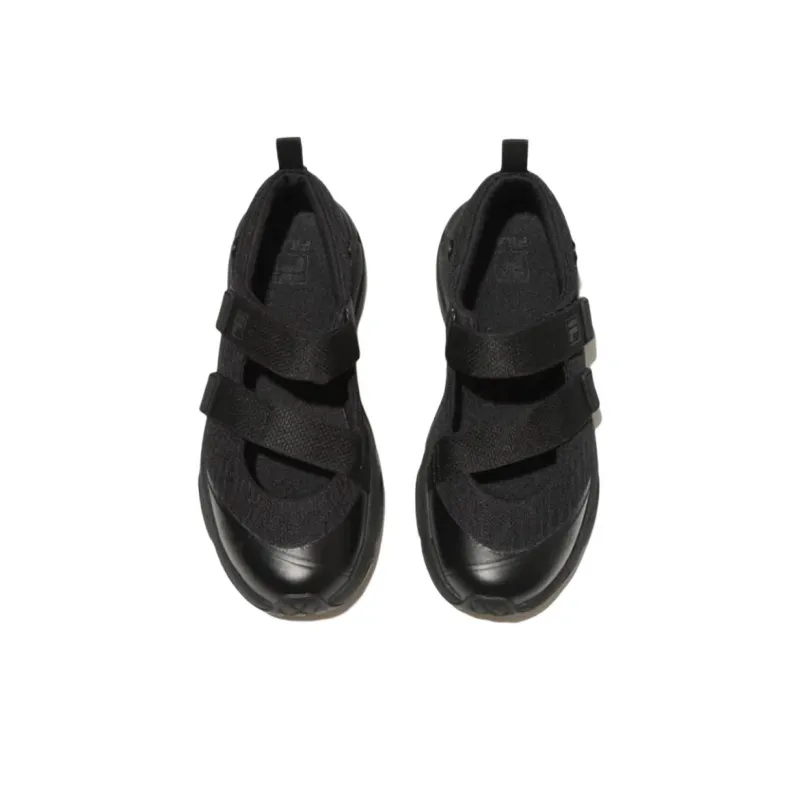 FILA Ray Anti Slip Wear Resistant Low Top Casual Shoes Unisex Black-2