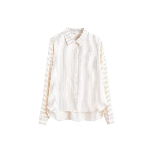Tonlion Shirts Women's Yellow