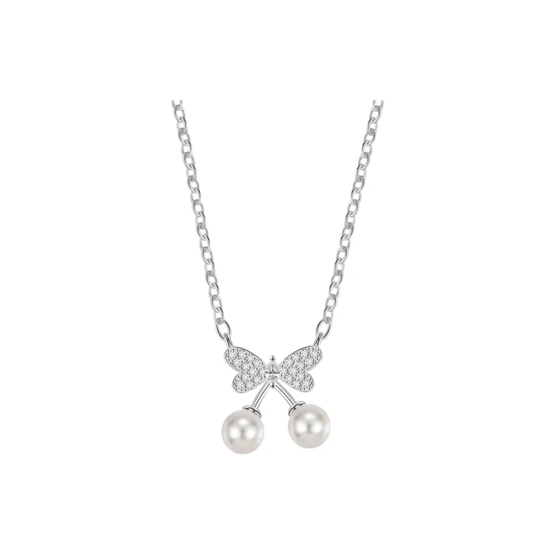 Danfu 999 Fine Silver Necklaces Women's-0