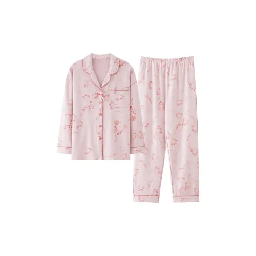 Pretty Lady Pajama Set Women's Light Pink
