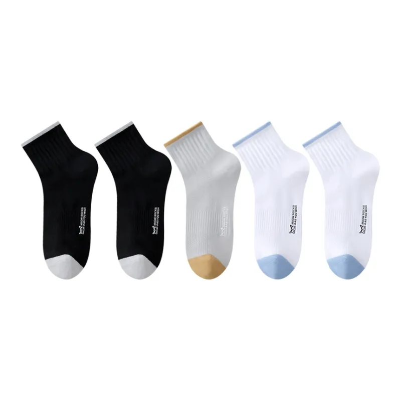 MIIOW Cool One Summer Series Mid Calf Socks Men's 5 Pack-36