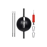 Spherical Speed Balls Black White[Includes 2 Ropes+Pump+Air Valve Needle+Hooks *2]