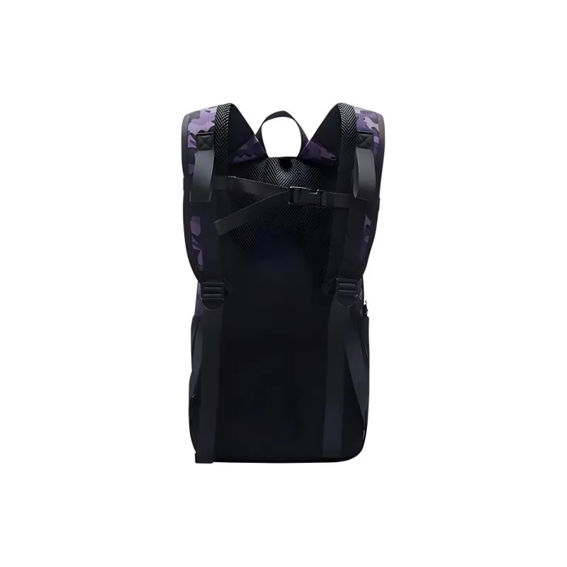 Anta Polyester Backpack Regular Unisex Camouflage Purple-3