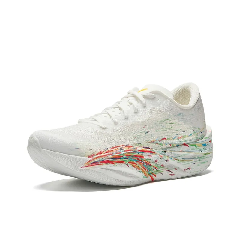 Anta Low-Top Running Shoes Men's White Green-1
