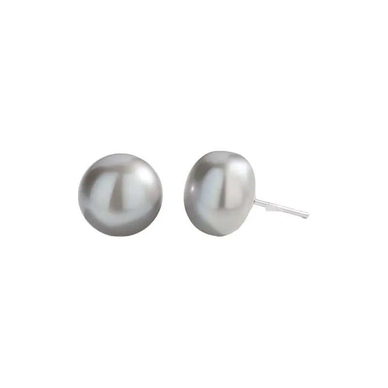Cuihua Gold Shop Pearl Stud Earrings Women's-0