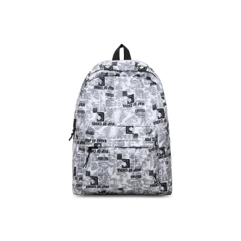 ResNonverba Nylon Backpack Regular Unisex White/Green/Blue