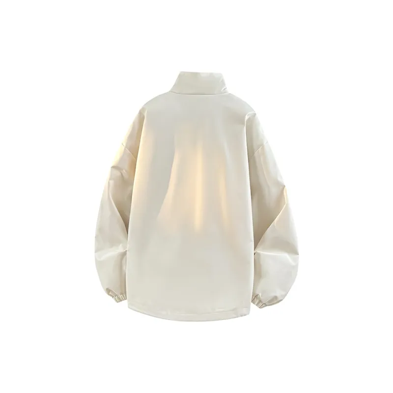 Warrior Ride The Wind Collection Open-Ended Smile Collection Baseball Jacket Unisex-11